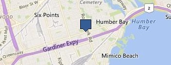 Appliance Repair Etobicoke location map