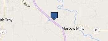 Darby Law Firm location map