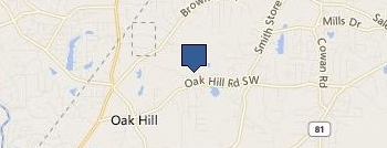 Columbia Sign Service location map