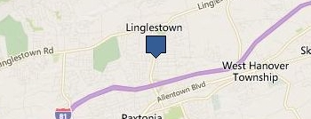 AAA Roofing location map