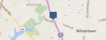 Knights Inn Dodge City location map