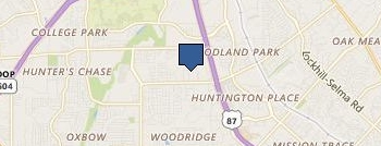 Clark Overhead Doors Anderson location map