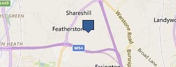 Justin Haase Excavating location map