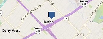 Worthington Landscape Company location map