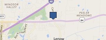 Lakeland Dumpster Rental Man location map