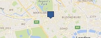 Harley Street Physiotherapy location map