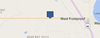 Cedar Falls Motel location map