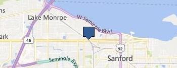 C & S Towing Sanford Fl location map