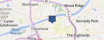 Bellhops Moving Help Tuscaloosa location map