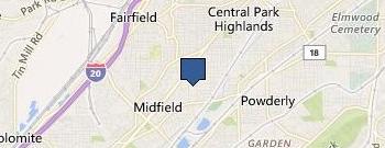 Delta Sigma Theta Sorority location map