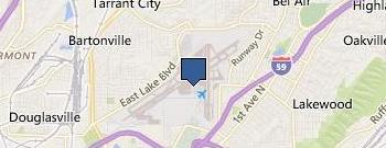 Delta Air Lines Inc location map