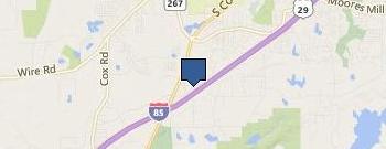 Auburn Memorial Funeral Home location map