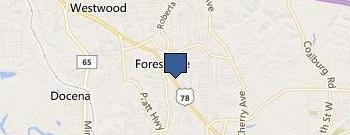 Forestdale Mini Storage location map