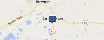 East Brewton Plumbing location map
