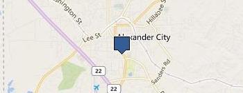 Bass Funeral Home location map