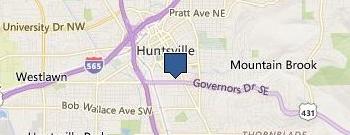 Hunt Robert E MD location map