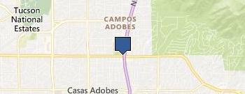 Tucson Lane Chiropractic location map