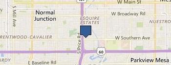 Denmarket location map