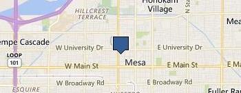 Mesa Violin Studio location map