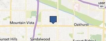Arizona Sports Chiropractors location map