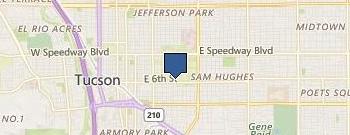 Campus Health Service location map