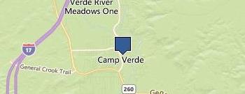 Camp Verde Adult Reading location map