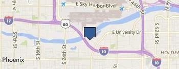 University of Phoenix location map