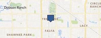 Dillard's location map