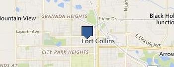 Northern Colorado Ins Plans location map
