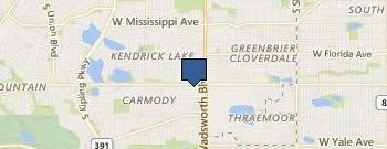 Cross Fit Lakewood location map