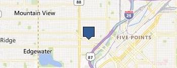 Denver Community Acupuncture location map