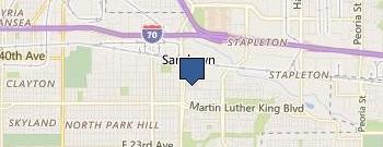 Chiropractic Solutions of Denver location map
