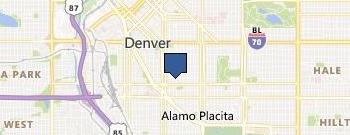 Acupuncture Denver location map