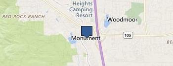 Lewis Palmer School District location map