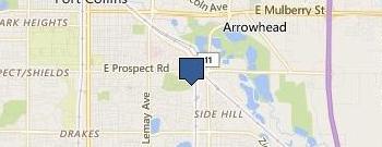 Fort Collins Figure Skating Club location map