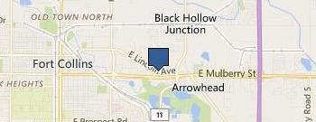Front Range Cycle location map
