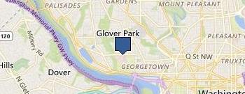Georgetown University Hosp location map