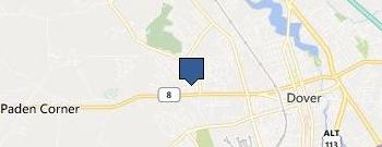 Dover Country Club Apartments location map