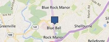 Blue Ballroom Dance Studio location map