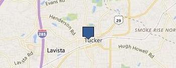 Tucker Locksmiths location map