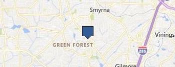 Smyrna Garage Door Repair location map