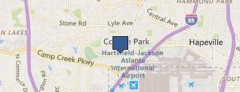 College Park Fire Department location map