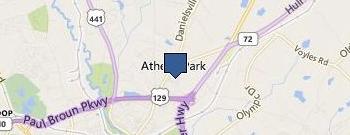 Highland Greens location map