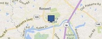 Locksmith In Roswell GA location map