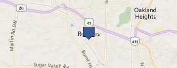 Bulldog Towing location map