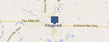 City Of Fitzgerald location map