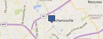 Atlanta Cello location map