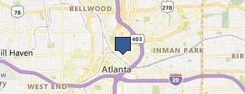 Carpet Cleaning Atlanta GA location map