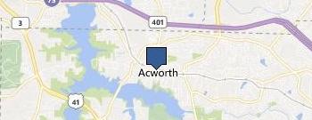 Acworth Business Licenses location map