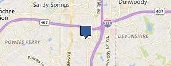 Lexington Glen Apartments location map
